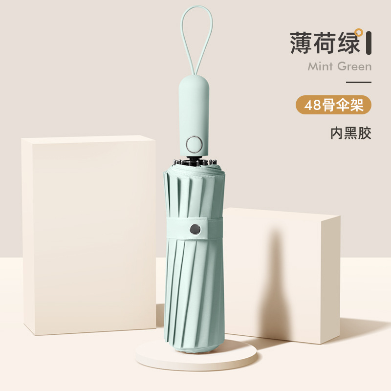 Una gran cantidad de paraguas plegables automáticos al por mayor, paraguas de sol de gran tamaño para mujer, sombrilla de sol para hombre, publicidad personalizada