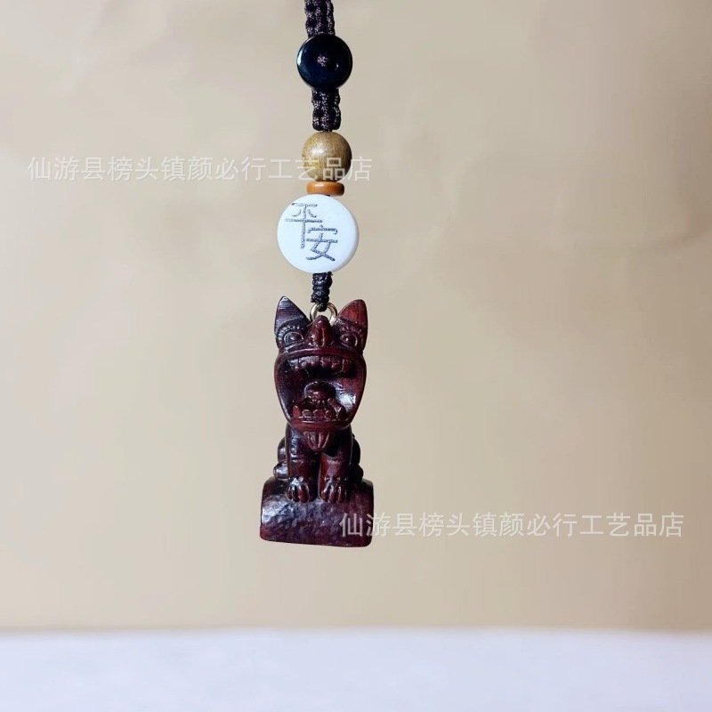 黄金白檀タイル猫霊獣工芸品観光名所ホット販売デスクトップ装飾品子猫かわいい文具ハンドピース|undefined