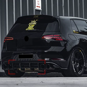 Volkswagen Golf 7.5R üçün 9mm qalınlaşdırılmış arxa lip, hava bıçağı, spoiler