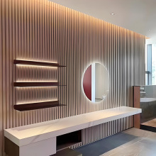 格栅板墙贴自粘3d客厅电视背景墙面装饰墙板墙壁贴纸现代简约风格