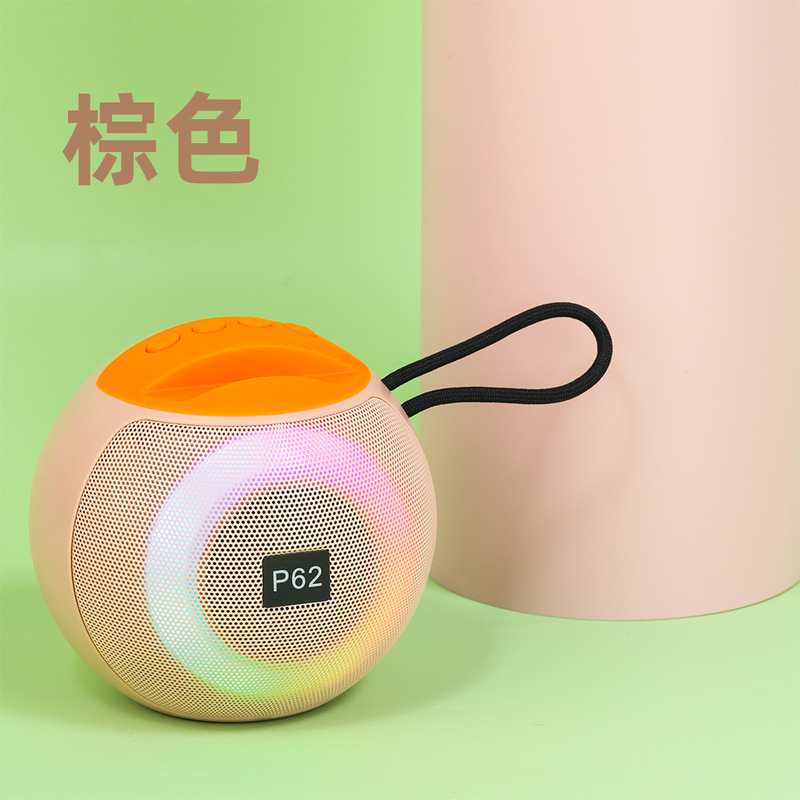 グレア付き Bluetooth スピーカー、ポータブル ワイヤレス スピーカー、長いバッテリー寿命、防水性と防塵性、TWS ペアリング P62 をサポート|undefined