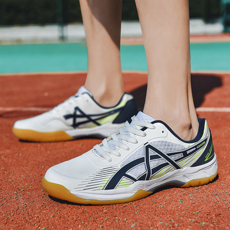 Kuangzhan's New Badminton Shoes for Men and Women, Breathable, Wear-Resistant, Non-Slip, Student Professional Competition Training Shoes