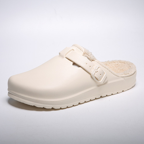 Baotou cotton slippers for women, wearable outside, adjustable home and laboratory soft-bottom postpartum shoes, winter lightweight and slip-resistant slippers