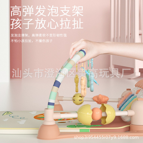 Pedal piano newborn baby toys 0-1 years old fitness stand for boys and girls early education puzzle 3-6 months