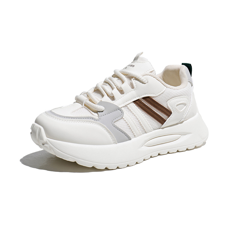 Ins version coréenne papa à semelles épaisses 2024 automne nouvelle photographie de rue étudiant chaussures de sport de course hauteur augmentant_voghion.com