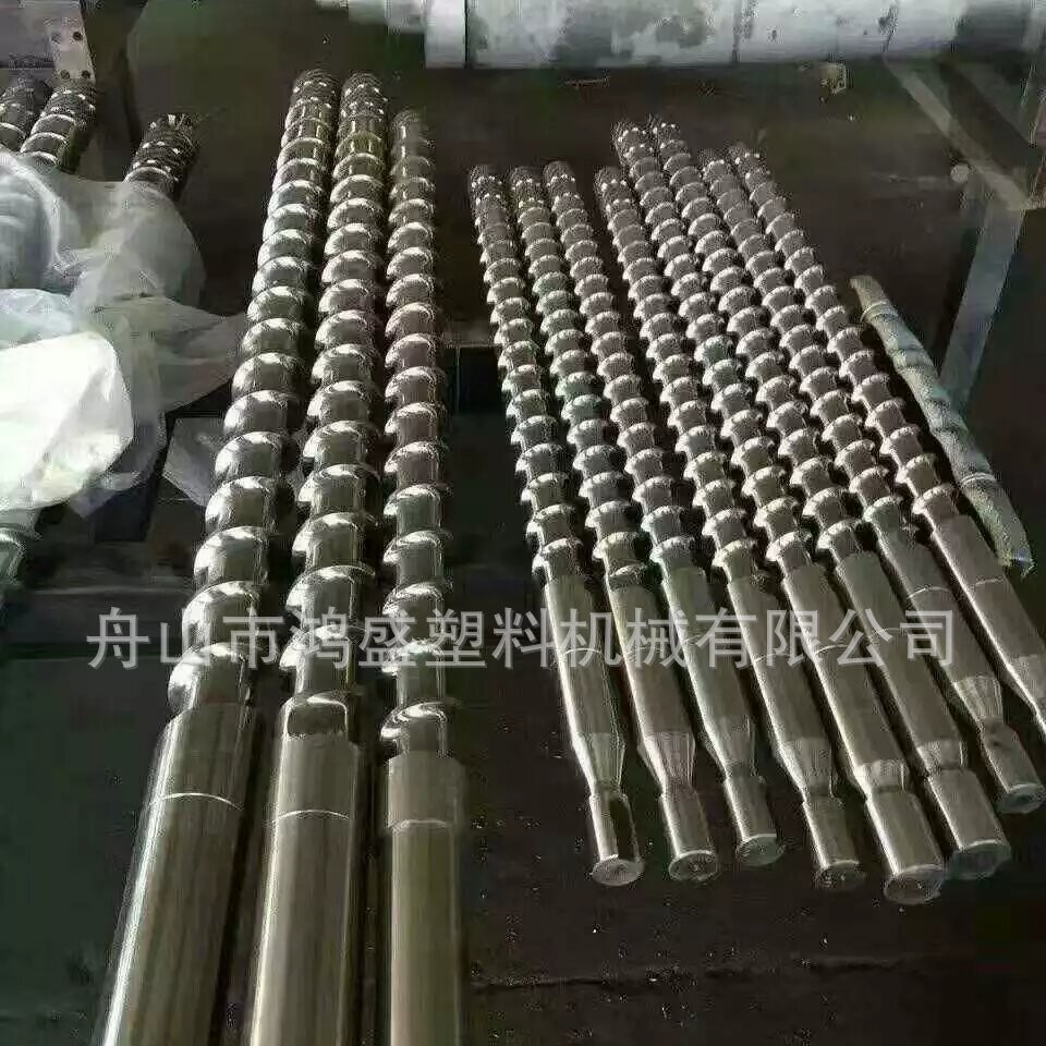 余姚海友注塑机合金螺杆38CrMoAla机筒调质氮化尼龙螺杆加硬喷咀