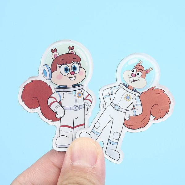 Acrylic cartoon fridge magnet