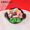 Cartoon funny doll from soft rubber, decorations, jewelry, internet celebrity, Chinese style