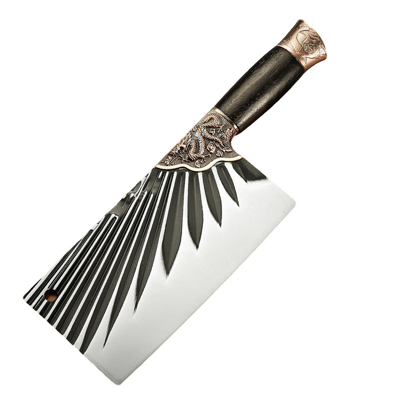 Cuchillo de cocina afilado de doble uso para forjar herramientas de corte caseras cuchillo de cocinero cuchillo de corte de carne cuchillo de corte de huesos cortar verduras