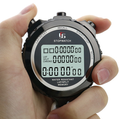 New products Metal Stopwatch timer train Bodybuilding Physical exercise Sports coach Stopwatch Shutdown Mute Foreign trade