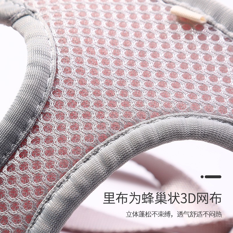 Perro correa para el pecho del animal doméstico chaleco transpirable Tipo mediano y pequeño perro cuerda fabricante suministros mascotas en stock