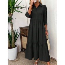 F 32883 Lapel Swing Shirt Dress �����ڳ���ȹ�羳��ó��
