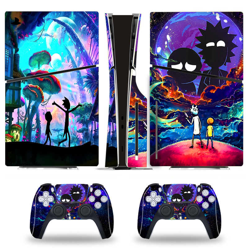 PS5slim versión de la unidad óptica PS5SLIM anfitrión digital PlayStation5 máquina de juego etiqueta engomada de la protección del cuerpo