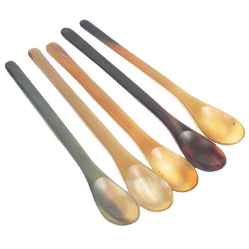 Horn spoon, rice spoon, coffee spoon, coffee stirring spoon, children's spoon