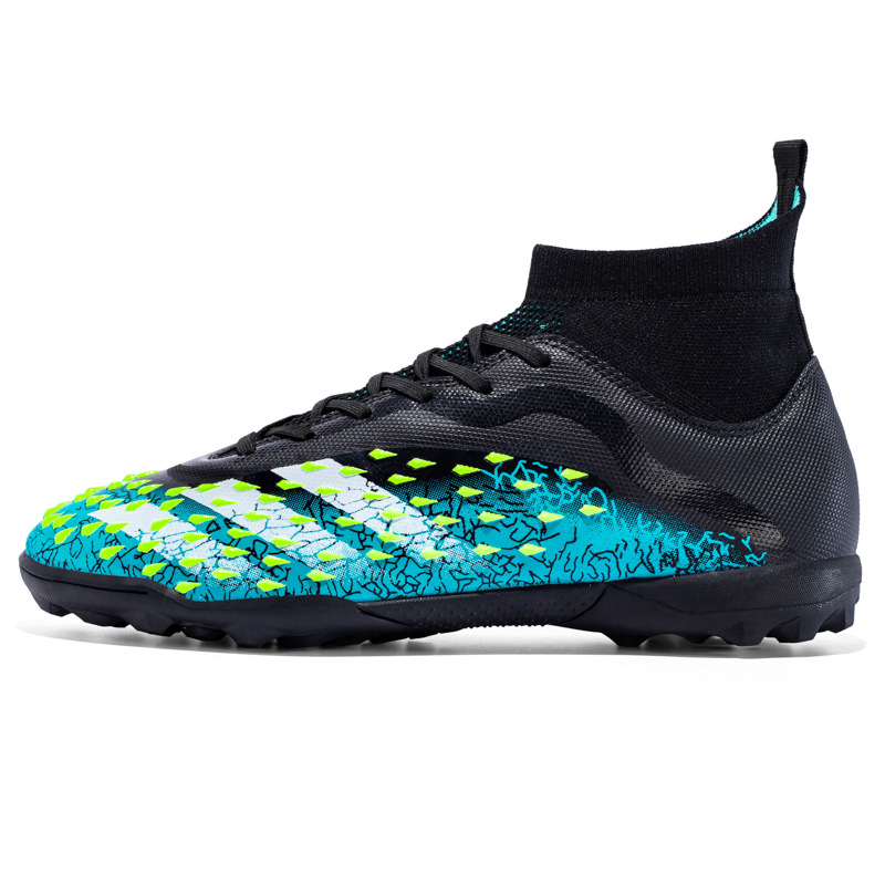 23 zapatos de fútbol transfronterizos de alto nivel zapatos de entrenamiento de entrenamiento de clavos largos zapatos de fútbol para hombres y mujeres