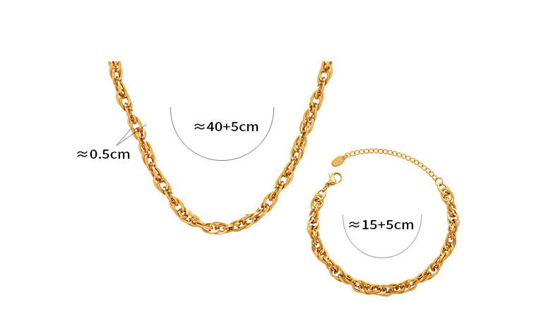 10g Weight PVD Coated Gold Plating Process PVD Coated 18K Gold Plated 18K Gold 304 Stainless Steel Fashion