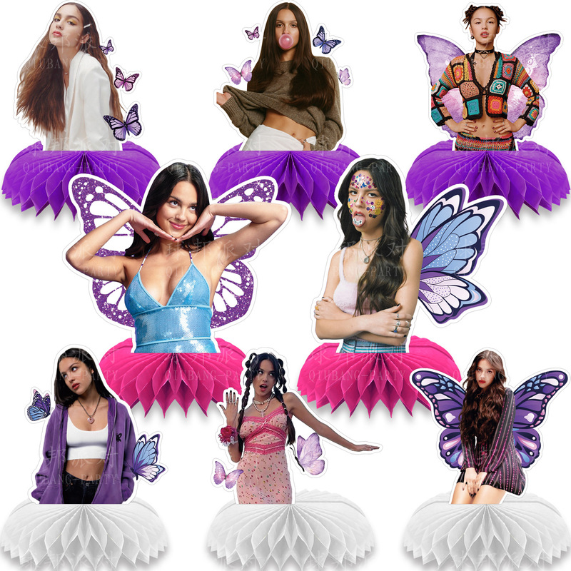 Olivia Rodrigo Honeycomb Ball Party Decoration Yaya Honeycomb Ornaments Party Supplies Honeycomb Table