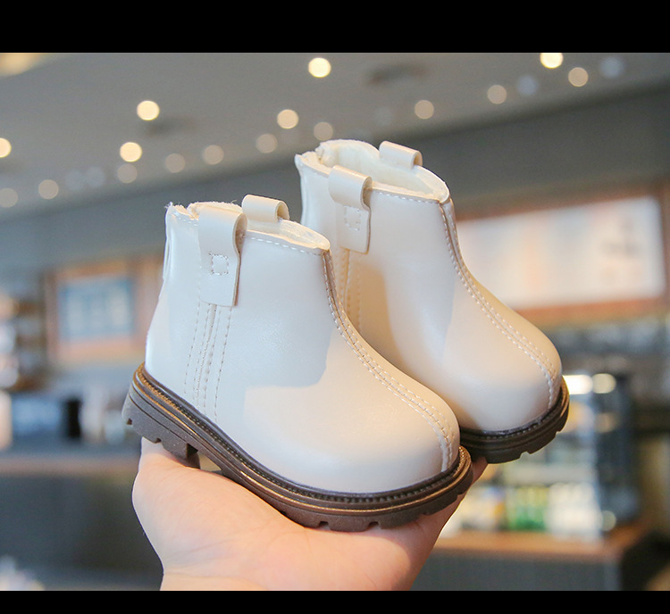 Herbst und winter baby walking mit plüsch warme kurze leder Martin stiefel, 0-3 jahre alten mädchen prinzessin_voghion.com
