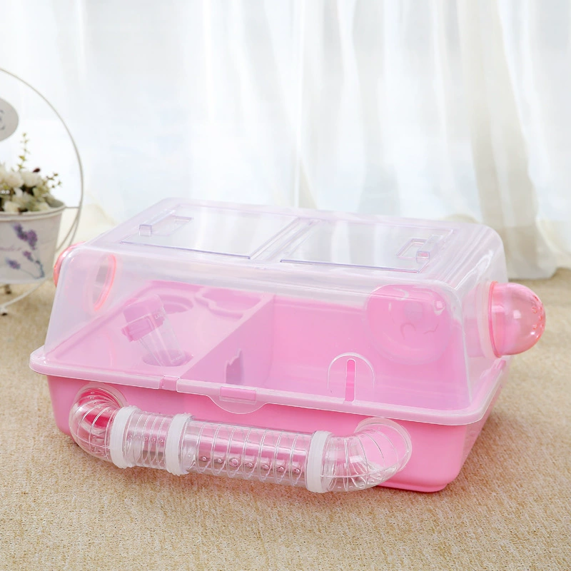 Оптовая Продажа с фабрики домашнее животное Бур прозрачная клетка для просмотра роскошная вилла хомяк клетка для труб DIY