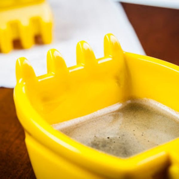 Digger taza de café divertido beber taza de café cubo taza de la torta taza creativa taza