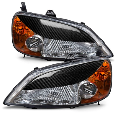 fiber car modification headlight – Lamp eyebrow