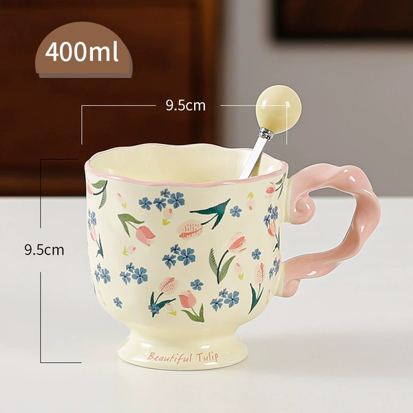【Cup + Ball Spoon】Icini on the cake of the goblet-pink