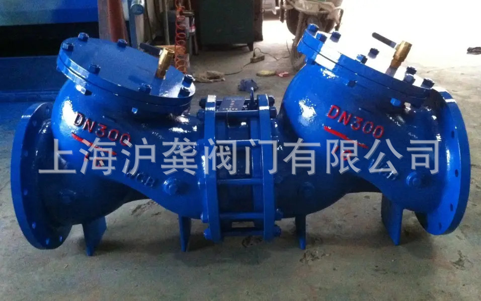 上海冠龙阀门防污隔断阀 HS41X-16Q水利污水阀给水排流量球墨铸铁