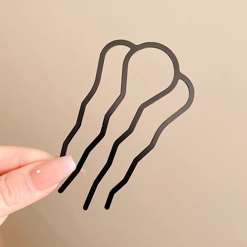 Sensor de alta calidad, dispositivo de cabello perezoso, toque de cabello, peinado de cabello simple, temperamento universal, pinzas de cabello para mujeres