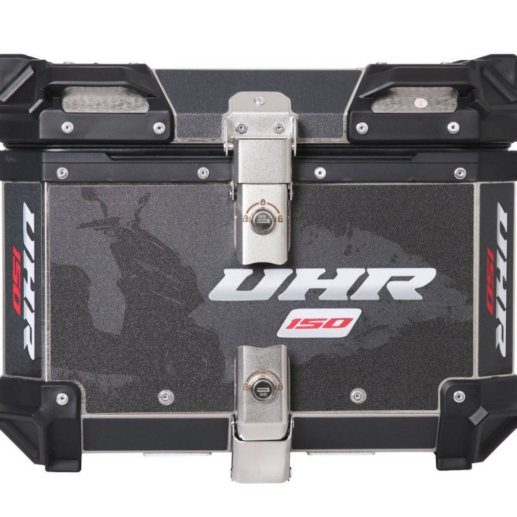 45LUHR150 calcomanías caja trasera de aleación de aluminio negro caja trasera de motocicleta scooter ternero coche eléctrico baúl