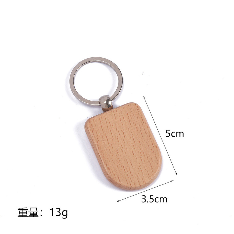 木製の木の鍵リングのケヤキの鍵は創意的なペンダントを掛けてレーザーで字を刻むことができます。|undefined