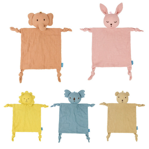 Newborn gauze soothing napkin can be imported doll baby sleep artifact holding hand puppet soothing toys cross-border
