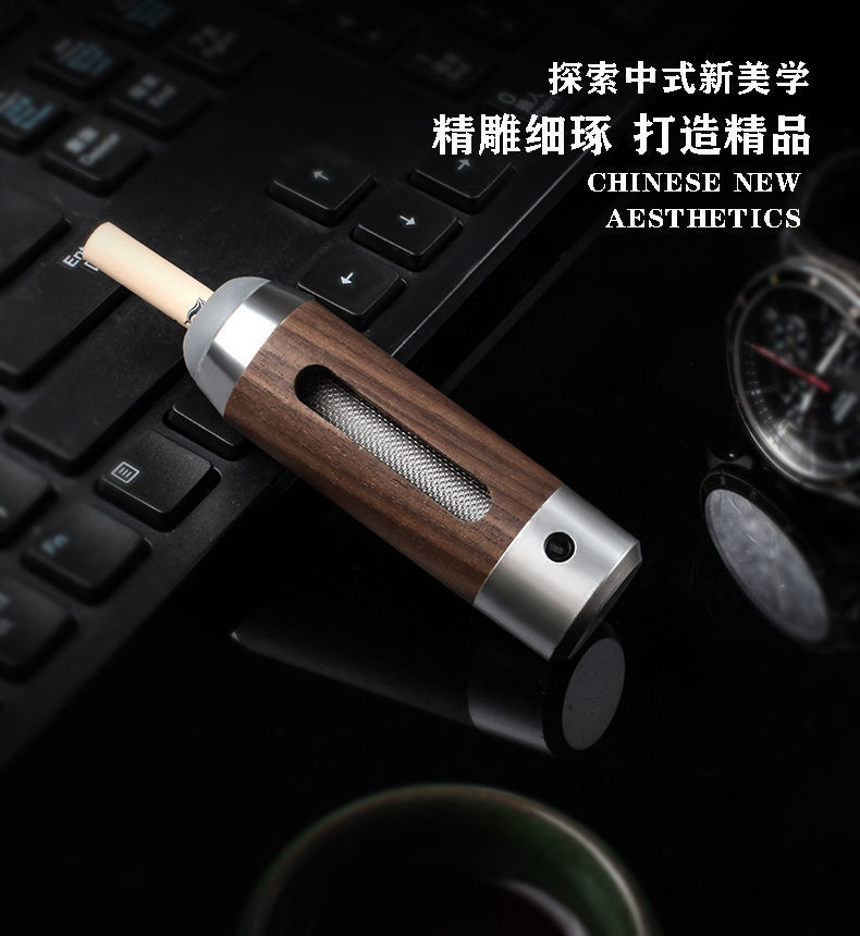 商品详情图_懒人烟嘴车载烟灰缸打火机不掉烟灰神器烟套高颜值点