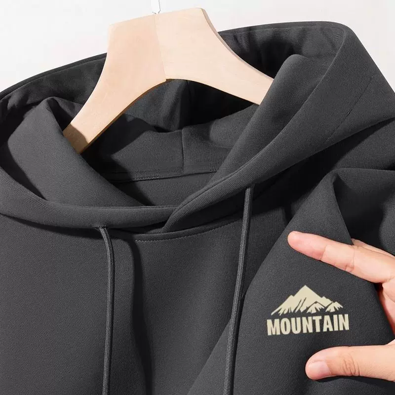 纯棉重磅加厚连帽卫衣男女秋冬季ins潮宽松新款大码百搭加厚外套