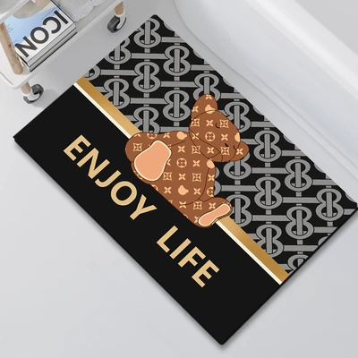 Mat Dry and Wet, Avtomobil döşəmə paspasları - bathroom-mat-enjoy-black-4060cm