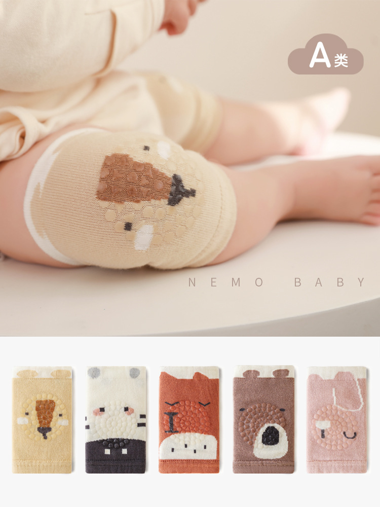 Rodillera para niños primavera, verano y otoño bebé gateando bebé anti-caída gateando niño equipo de protección funda de rodillera para niños