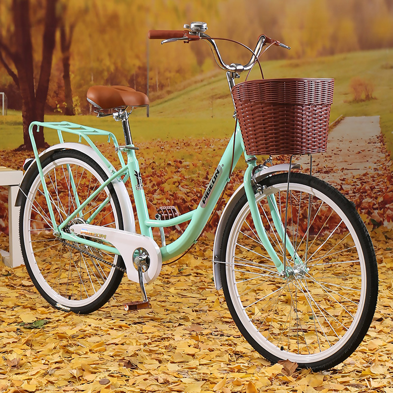 2025 New Bicycle Women's Lightweight 24-Inch 26-Inch Men's Adult Commuter Bicycle Urban Transportation for College Students to Work