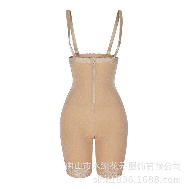 Transfronteriza europea y americana entrepierna abierta cintura alta cuerpo que forma los pantalones postparto corsé apretado cuerpo de una pieza que forma la ropa del vientre pantalones de elevación de la cadera de contratación