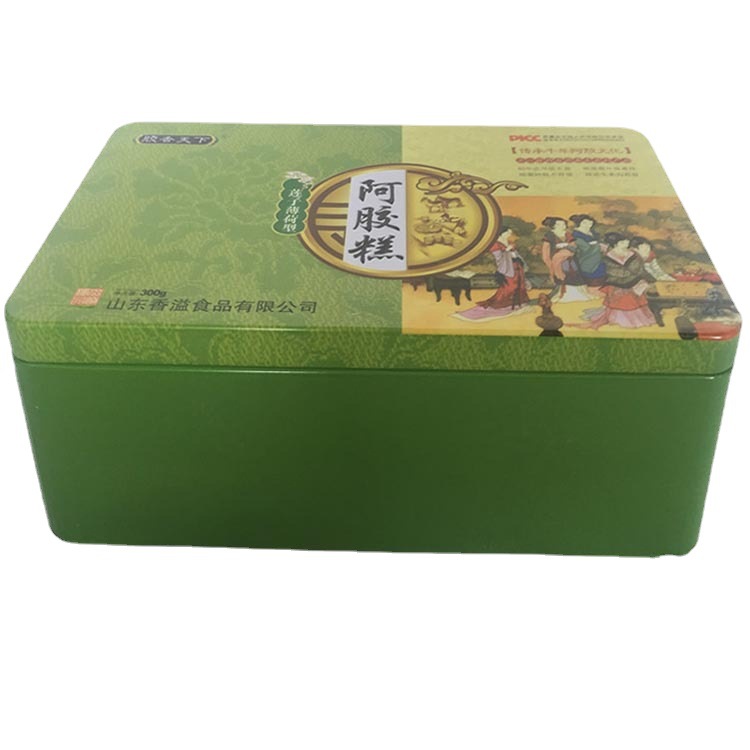 马口铁阿胶糕铁盒 包装盒山东信义铁盒厂供应