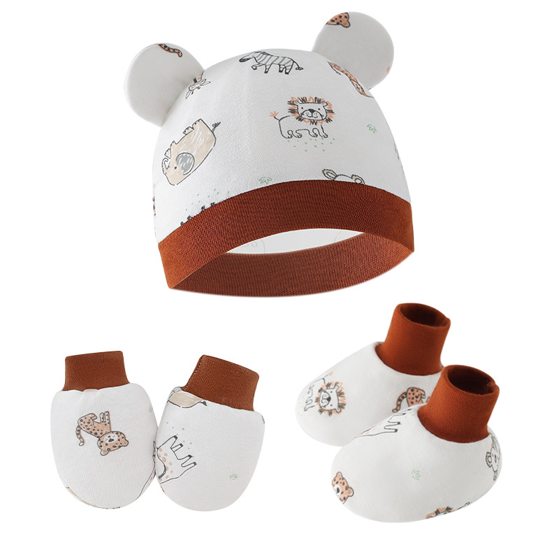 Baby Girl's Baby Boy's Cute Tree Bear Baby Hat display picture 14