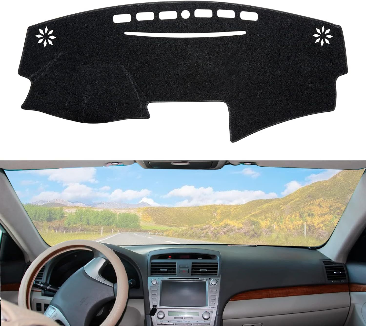 Cross-border exclusive for Camry 2007-2011 car instrument panel shading pad center console shading