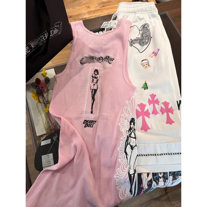 25Ss Yb Collection / Starting from 90% off - Niche Design Ch Cropped Camisole Versatile Sleeveless Slim Fit Hot Girl Top