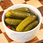 俄式酸乳瓜330g酸黄瓜小黄瓜汉堡食材脆爽罐头下饭下酒小菜