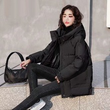 棉衣女年冬装韩版修身时尚短款棉衣女装立领棉服棉袄外套潮