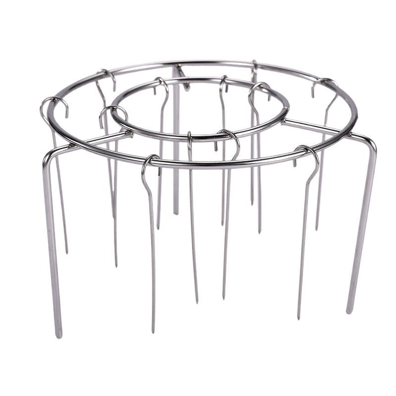 Freidora de aire, colgante vertical, bolsa de barbacoa, accesorios de brochetas de cordero, horno de herramientas de aguja de barbacoa de acero inoxidable de grado alimenticio