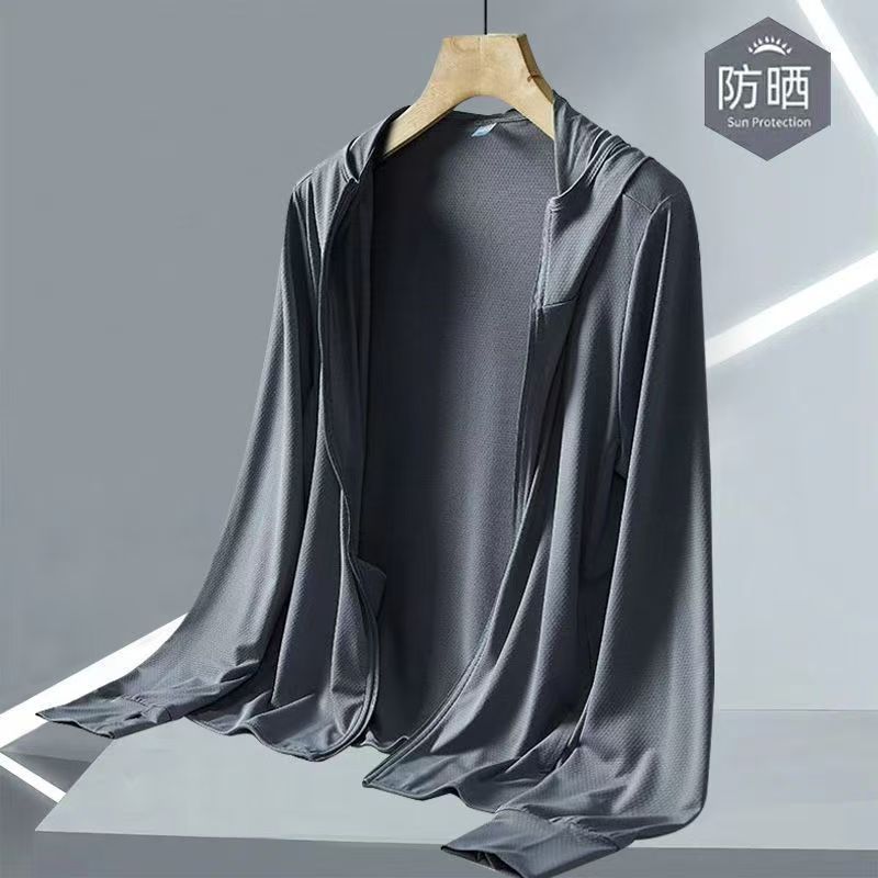 Fuente de fabricantes de ropa de protección solar para hombres al aire libre pescar ropa de protección solar de verano ligera y delgada abrigo solar transpirable