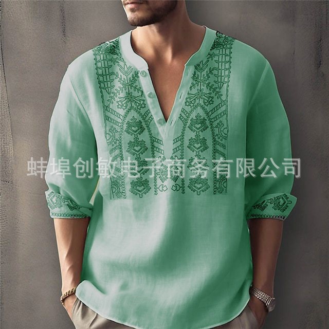 2023 transfronteriza europea y americana de los hombres de verano nuevo color sólido solapa de manga corta de moda cardigan casual camisa delgada para los hombres