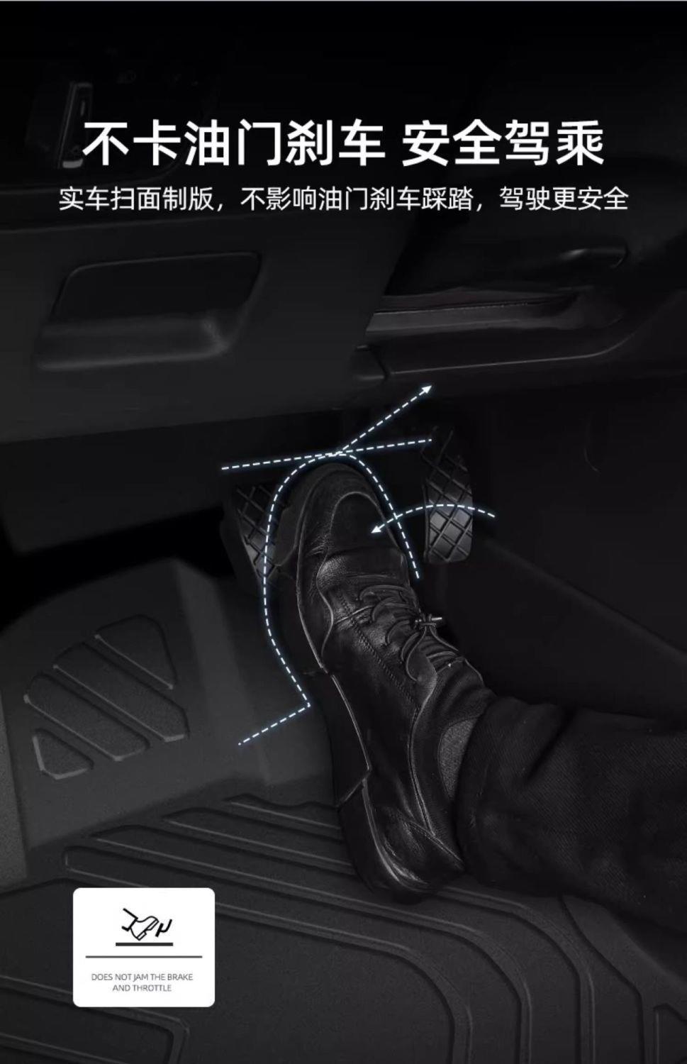 Suitable for Honda XRVTPE car models: upgraded 3D textured, non-slip, fully enclosed, waterproof, wear-resistant, environmentally friendly, and odorless floor mats