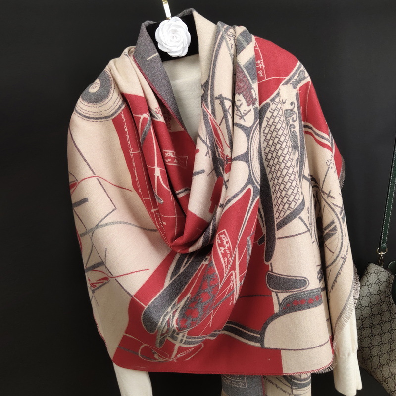 2023 Inverno addensato decorazione calda imitazione cashmere spazzolato scialle tendenza moda strada versatile sciarpa lunga_voghion.com