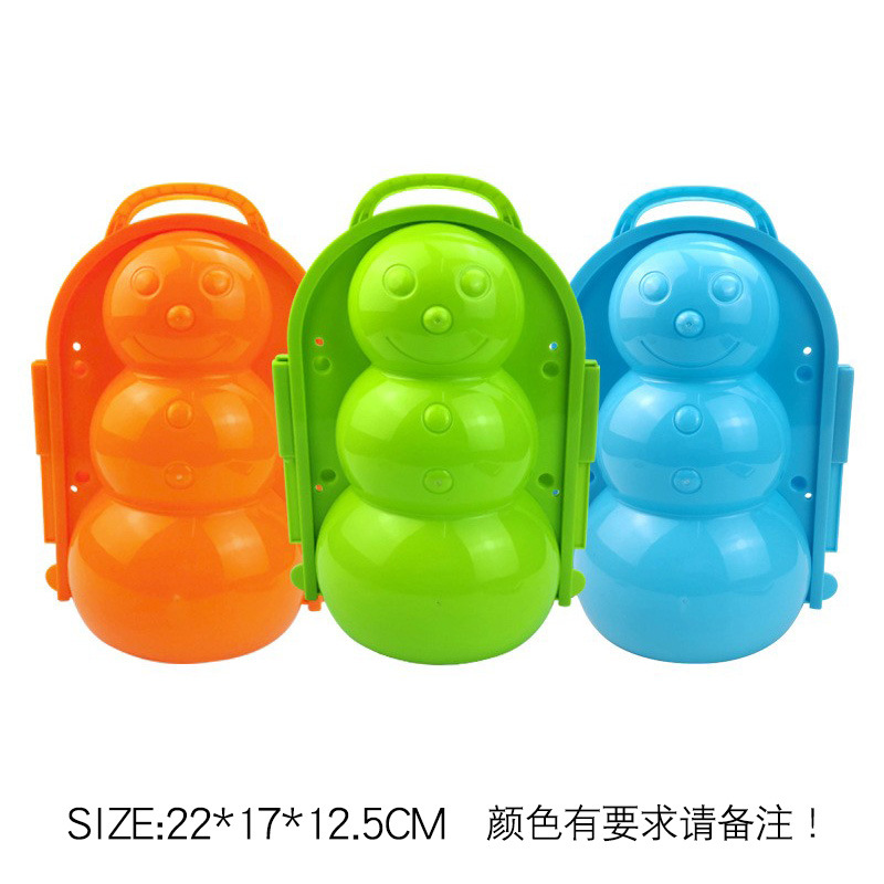 Bola de nieve al aire libre para niños lucha juguete artefacto extra grande bola de nieve clip de plástico dinosaurio amor clip nieve molde conjunto de herramientas