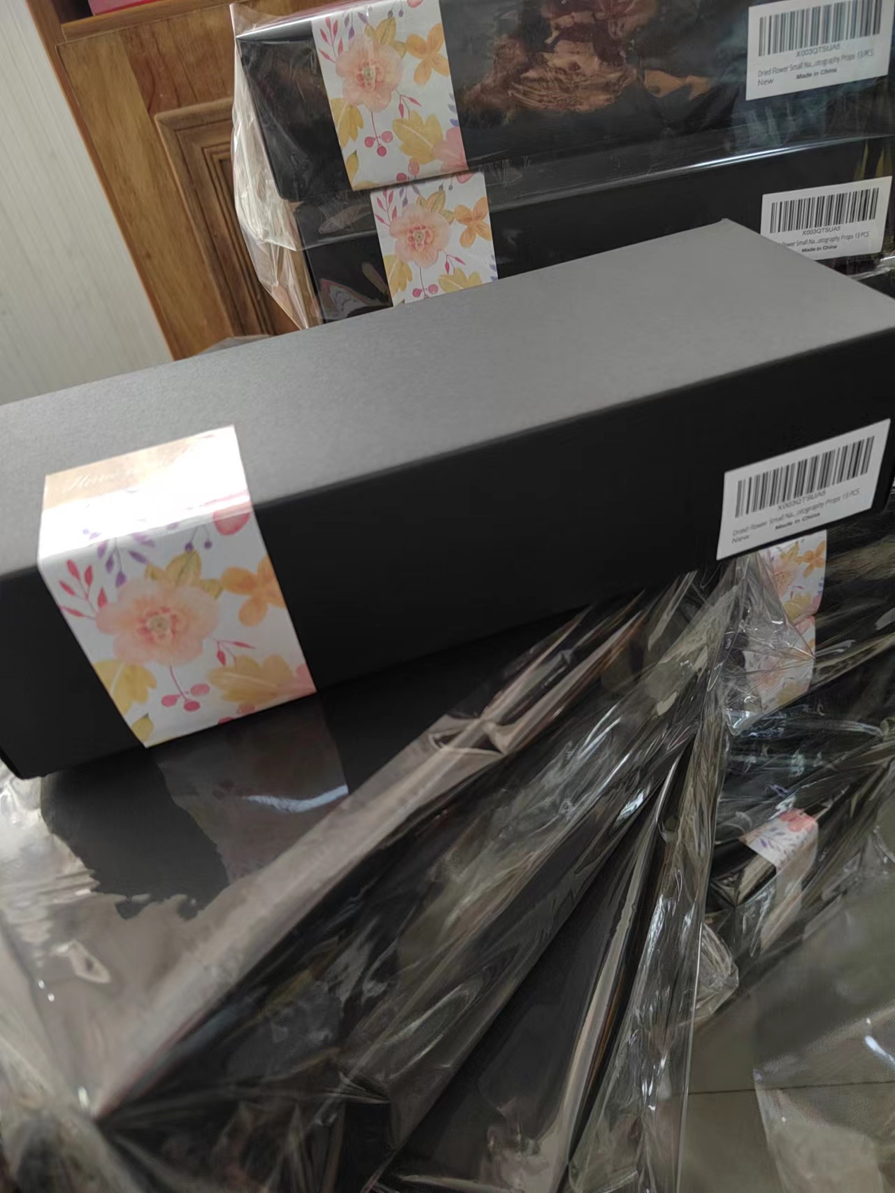 Mini ramo de flores secas, caja de regalo de rosas, decoración de tarjetas, material DIY, accesorios de fotografía, regalos de flores